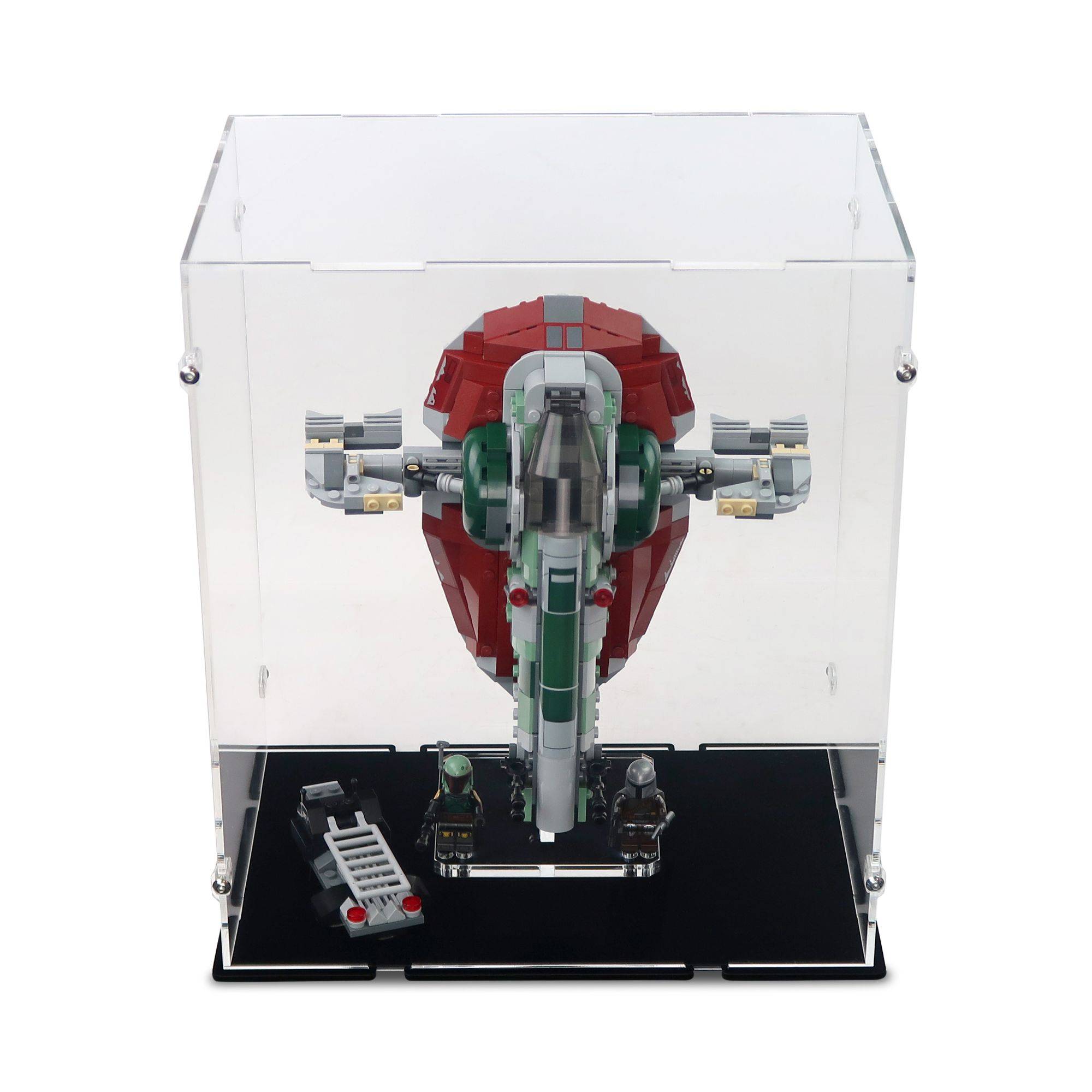 Slave 1 Boba Fett's Starship Display Case & Stand for LEGO 75312