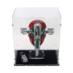 Slave 1 Boba Fett's Starship Display Case & Stand for LEGO 75312