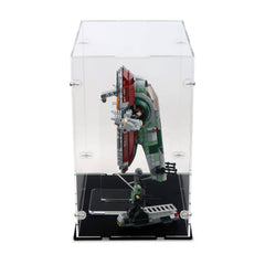 Slave 1 Boba Fett's Starship Display Case & Stand for LEGO 75312