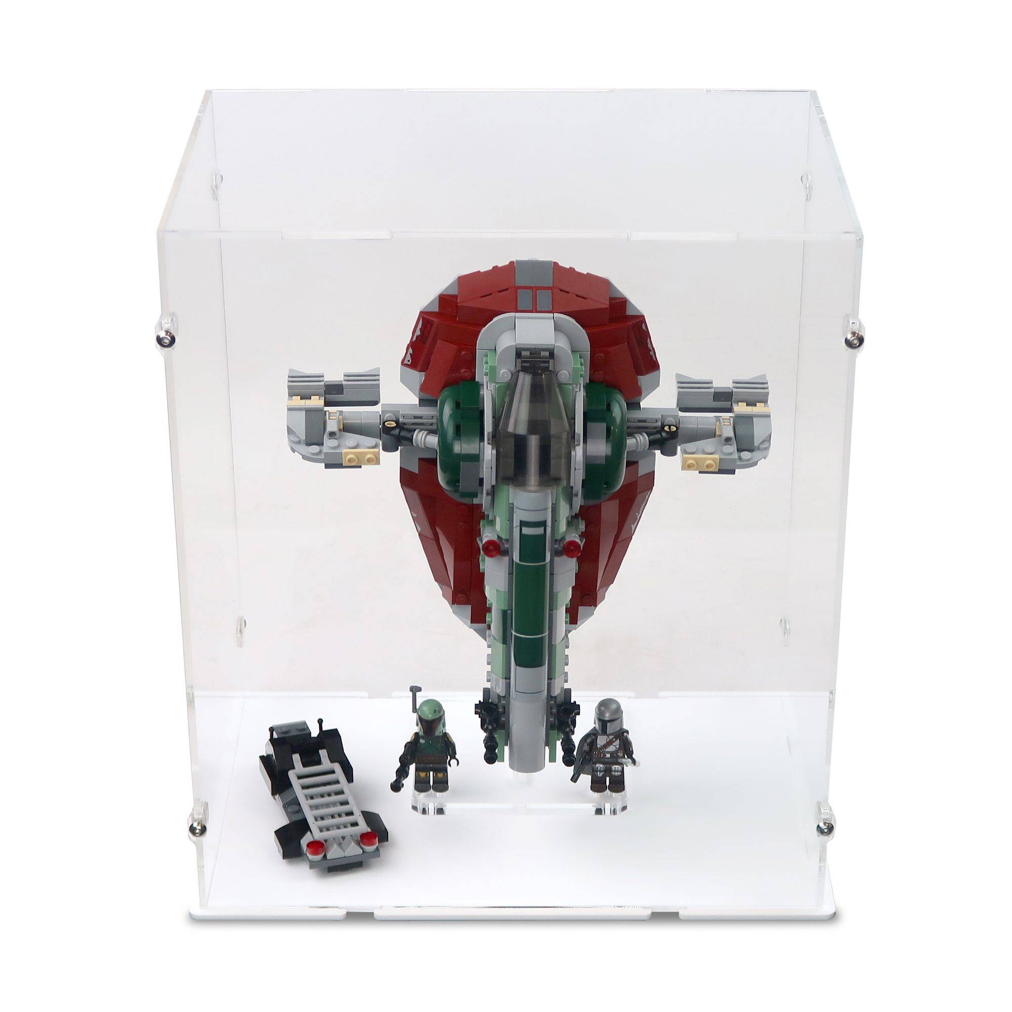 Slave 1 Boba Fett's Starship Display Case & Stand for LEGO 75312