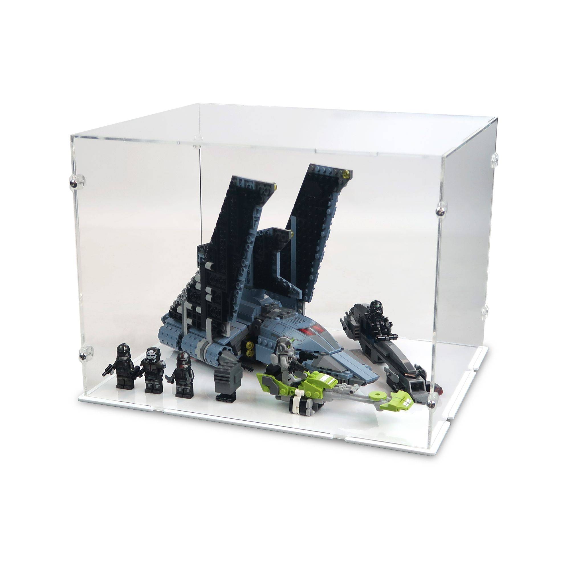 Bad Batch Attack Shuttle Display Case for LEGO 75314