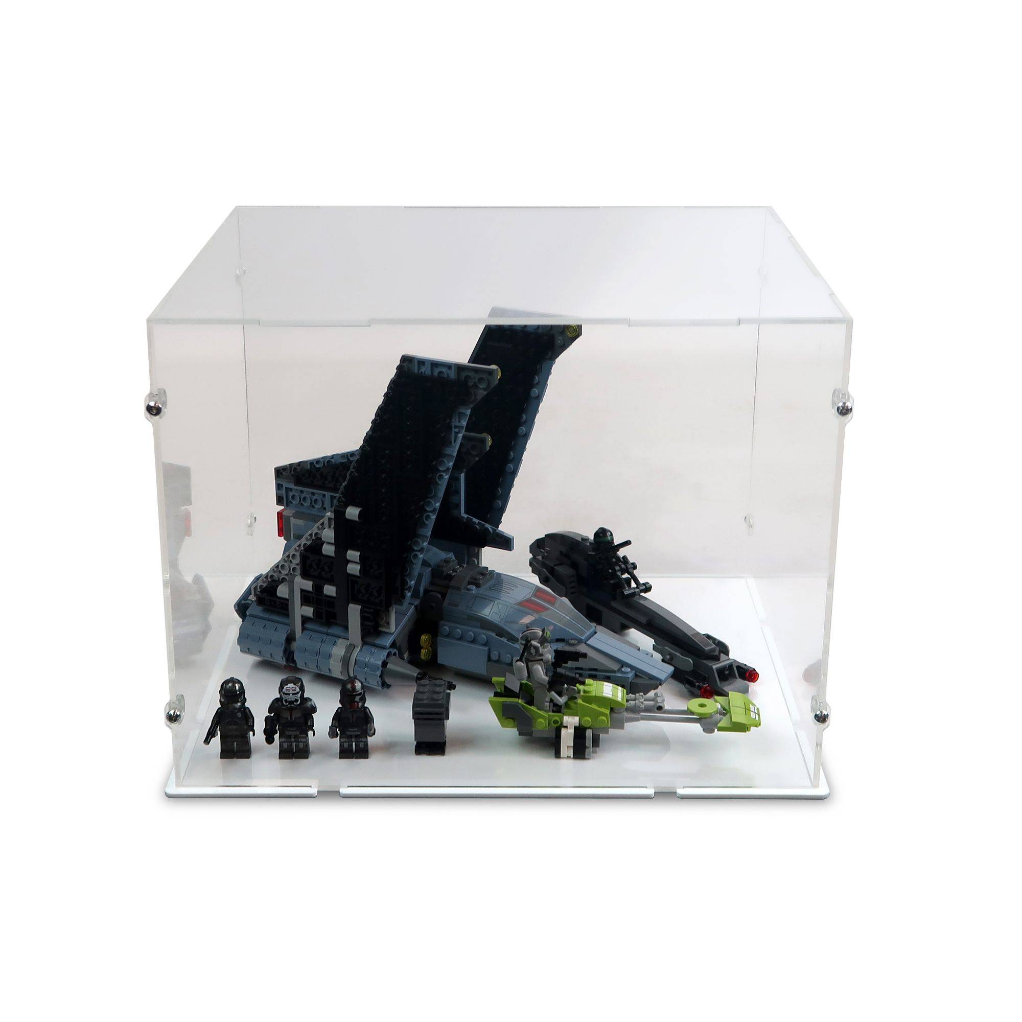 Bad Batch Attack Shuttle Display Case for LEGO 75314