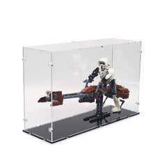 Scout Trooper & Speeder Bike Display Case for LEGO 75532