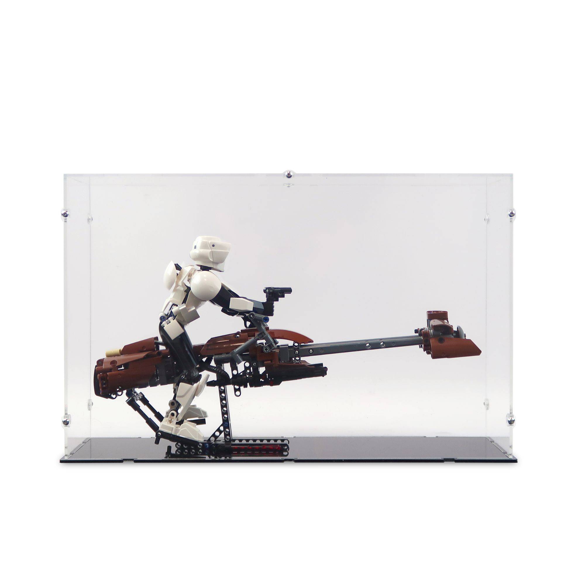 Scout Trooper & Speeder Bike Display Case for LEGO 75532