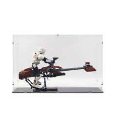 Scout Trooper & Speeder Bike Display Case for LEGO 75532