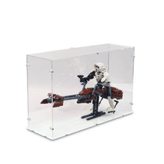 Scout Trooper & Speeder Bike Display Case for LEGO 75532