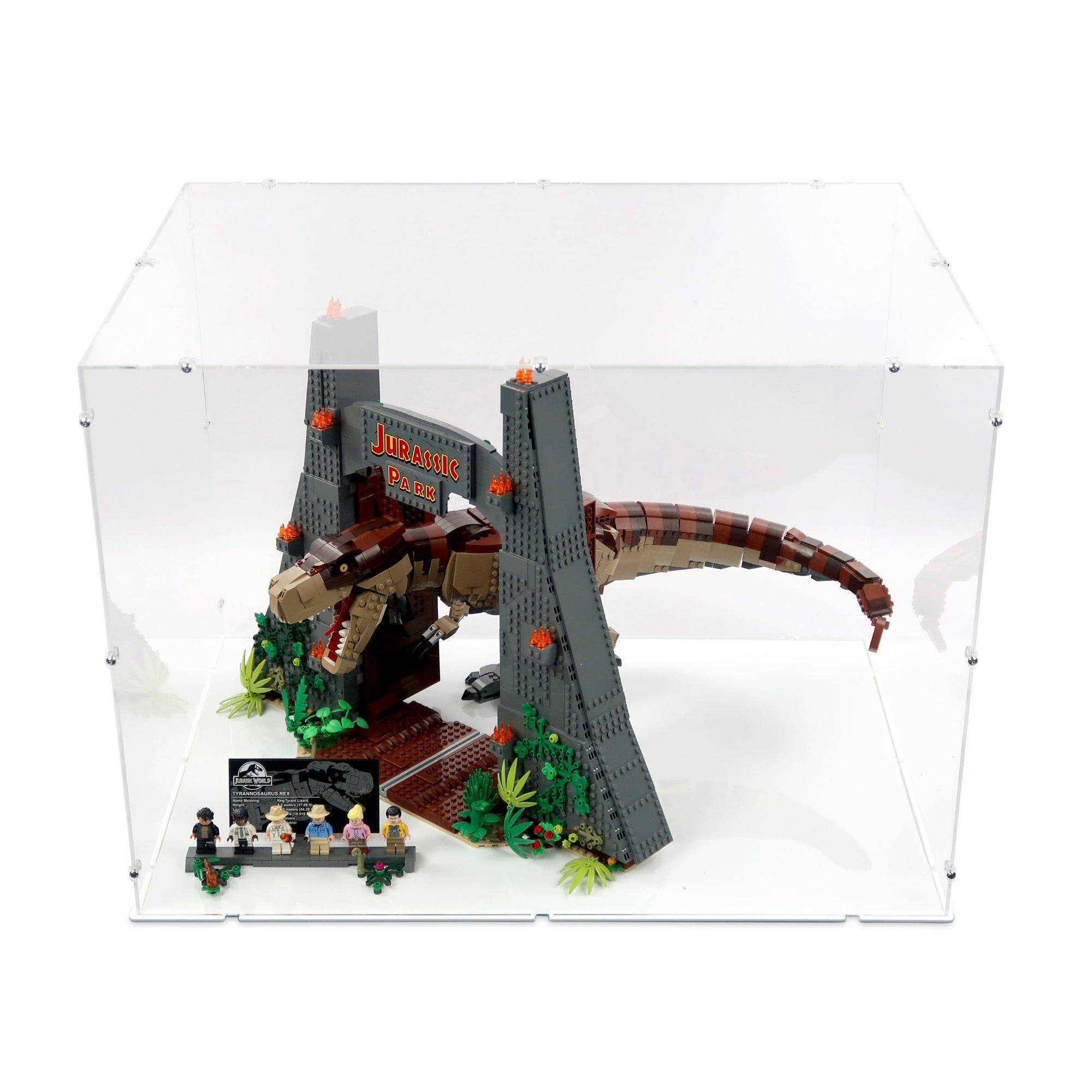 Jurassic Park: T Rex Rampage Display Case for LEGO 75936