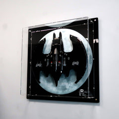 UCS 1989 Batwing Wall Display Case for LEGO 76161