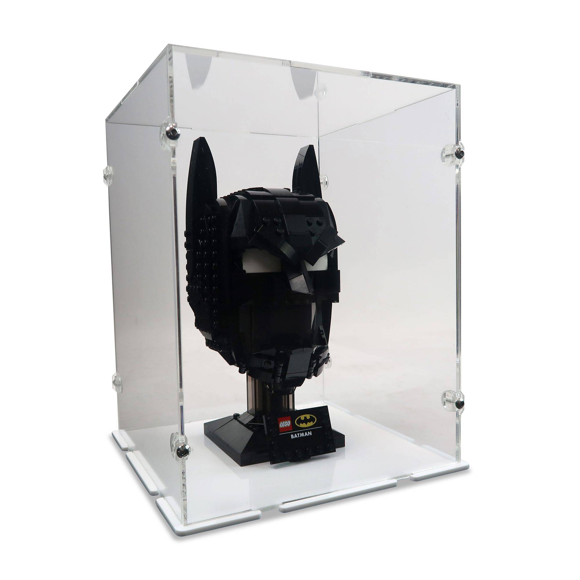 Batman Cowl Helmet Display Case for LEGO 76182