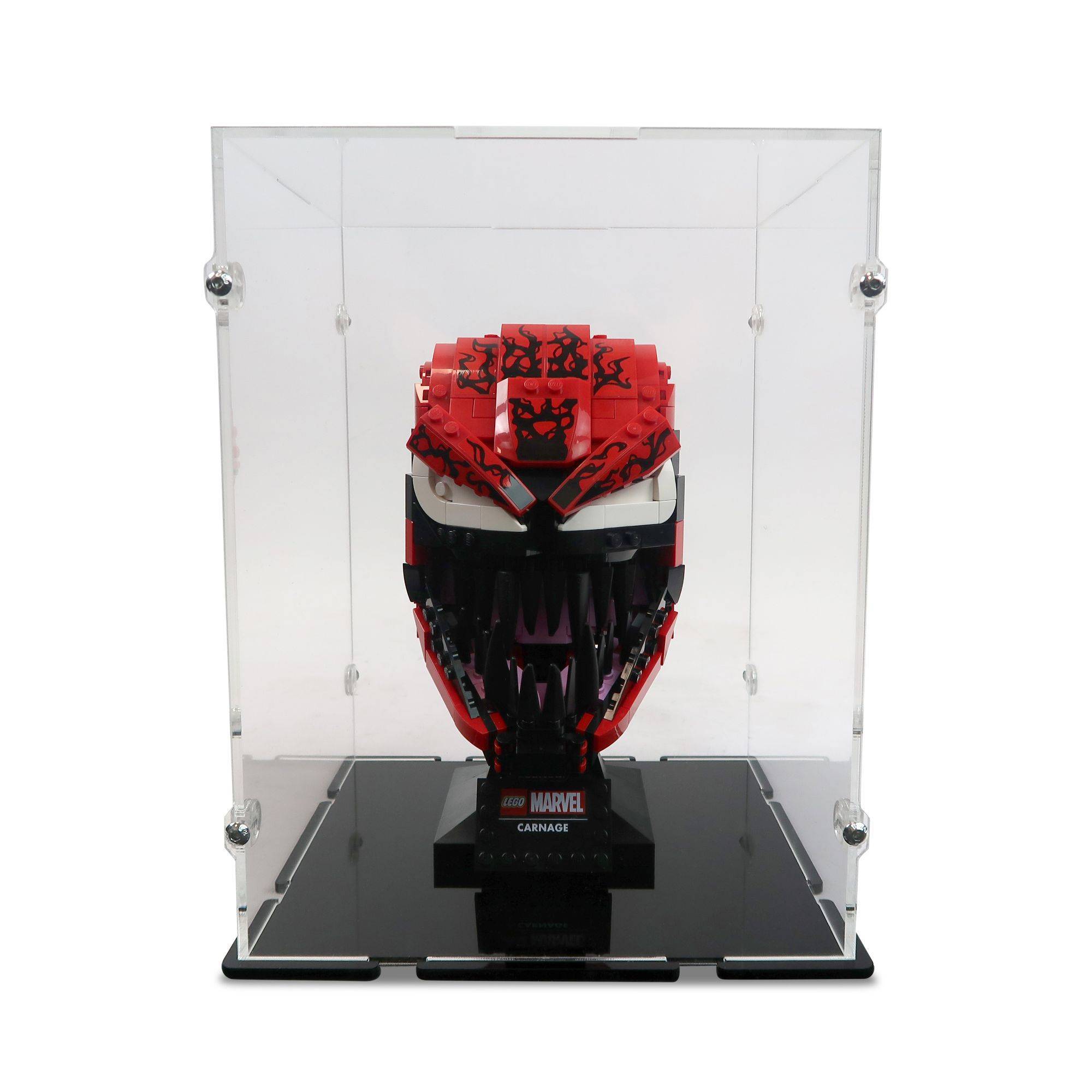 Carnage Helmet Display Case for LEGO 76199