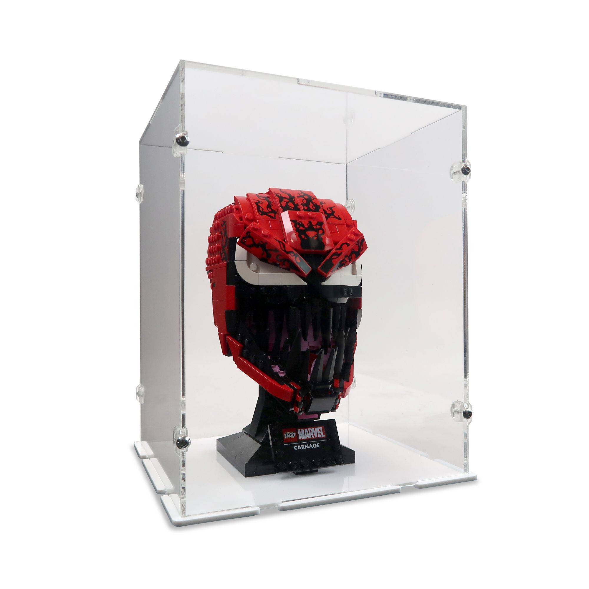 Carnage Helmet Display Case for LEGO 76199