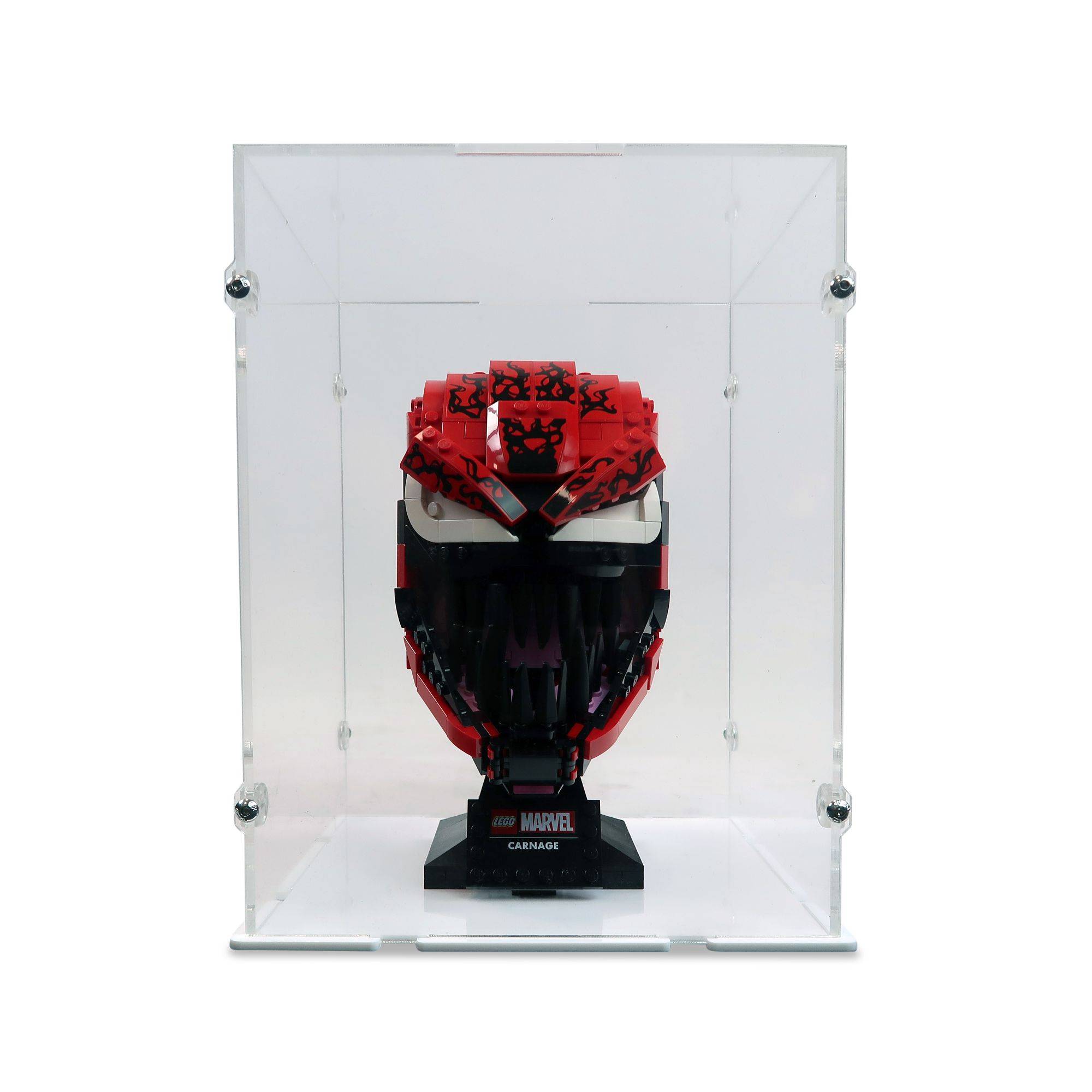 Carnage Helmet Display Case for LEGO 76199