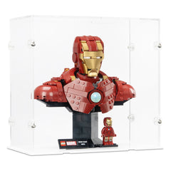 Marvel Iron Man MK4 Bust Display Case for LEGO 76327