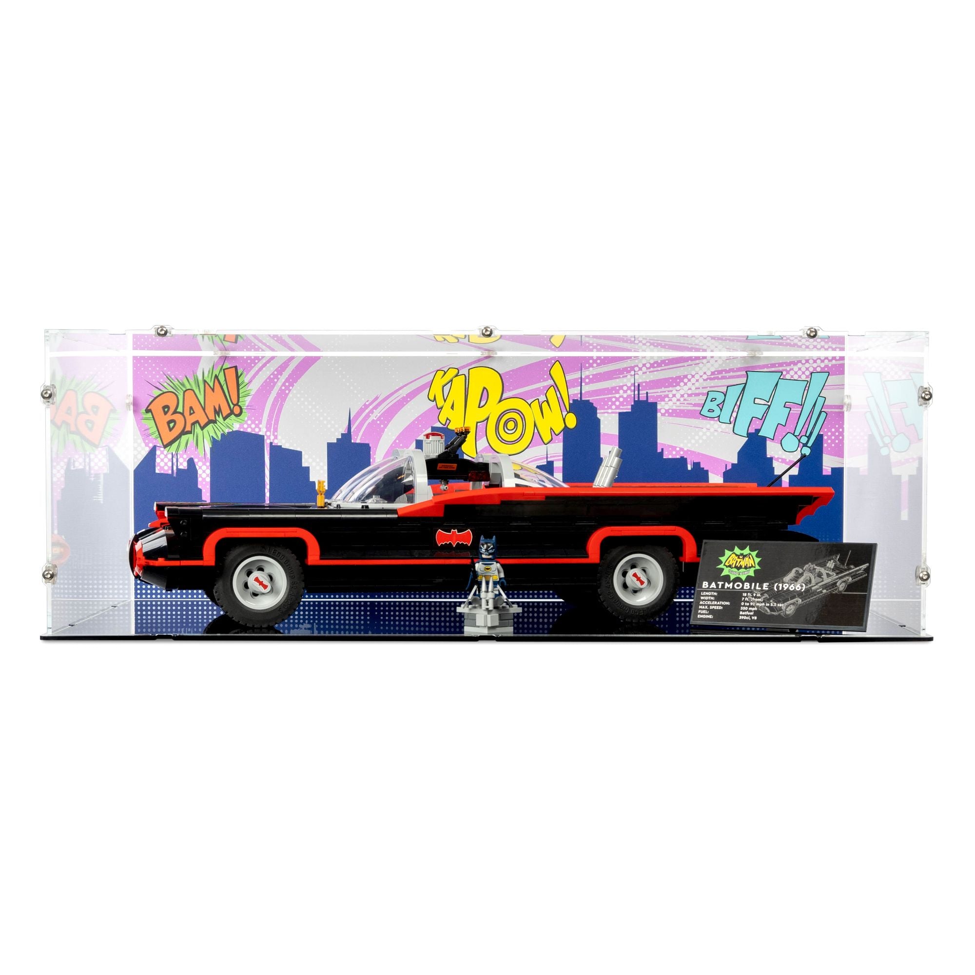 Batman The Classic TV Series Batmobile Display Case for LEGO 76328