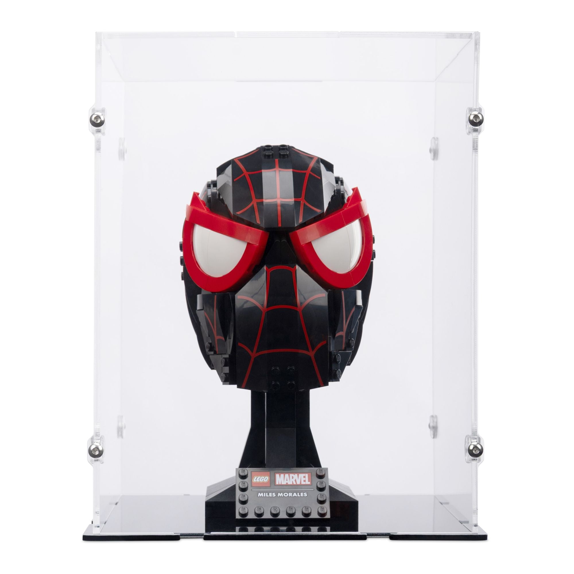 Marvel Miles Morales' Mask Display Case for LEGO 76329