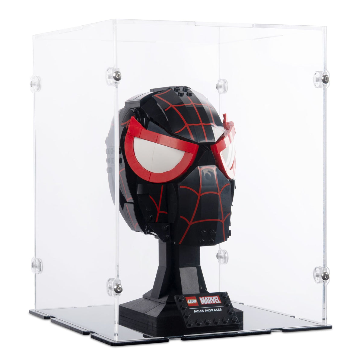 Marvel Miles Morales' Mask Display Case for LEGO 76329
