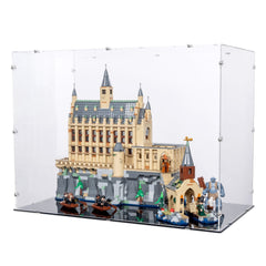 Hogwarts Castle: The Great Hall And Boathouse Display Case for LEGO 76435/76426