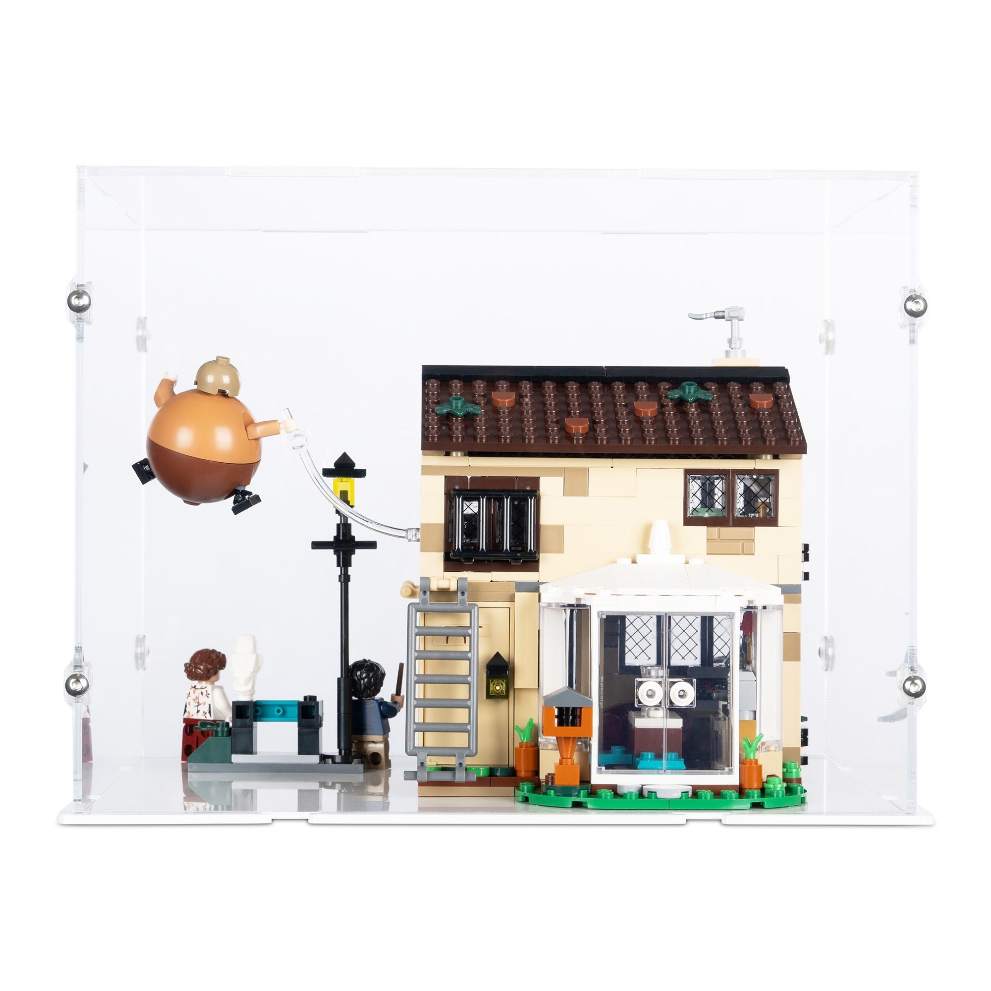 Privet Drive: Aunt Marge's Visit Display Case for LEGO 76451