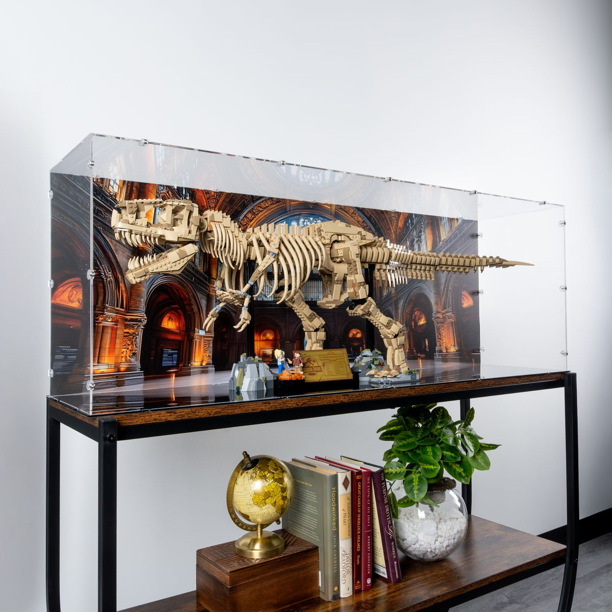 Dinosaur Fossils: Tyrannosaurus Rex Display Case for LEGO 76968