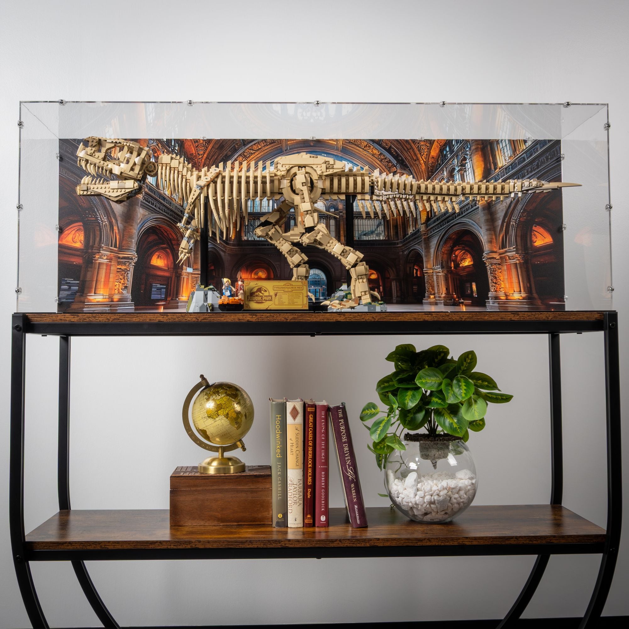 Dinosaur Fossils: Tyrannosaurus Rex Display Case for LEGO 76968