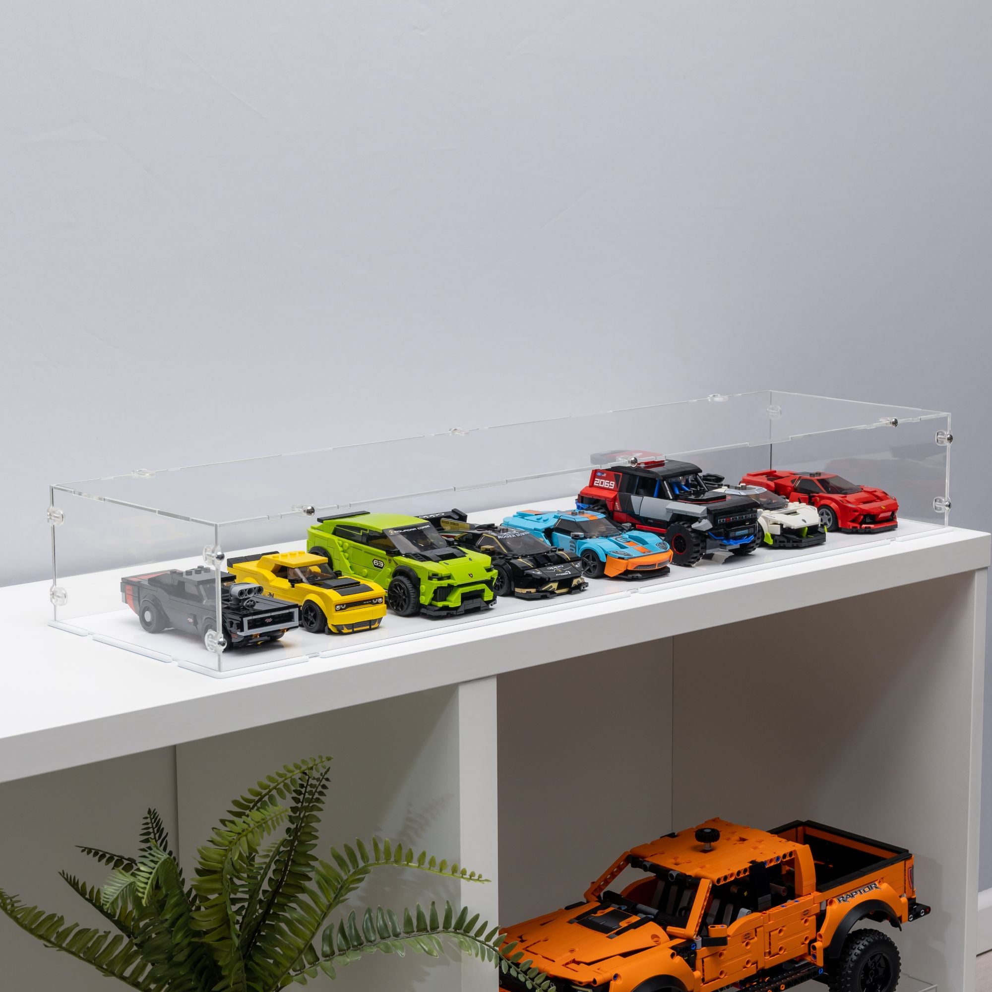 8x LEGO Speed Champions XL Display Case