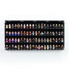 80 LEGO Minifigures Wall Display Case