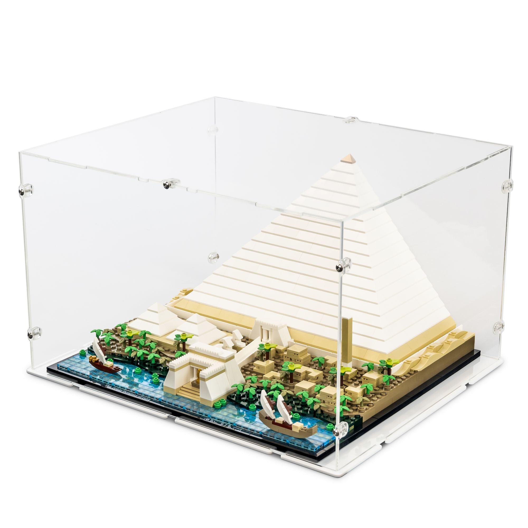 Great Pyramid of Giza Display Case for LEGO 21058