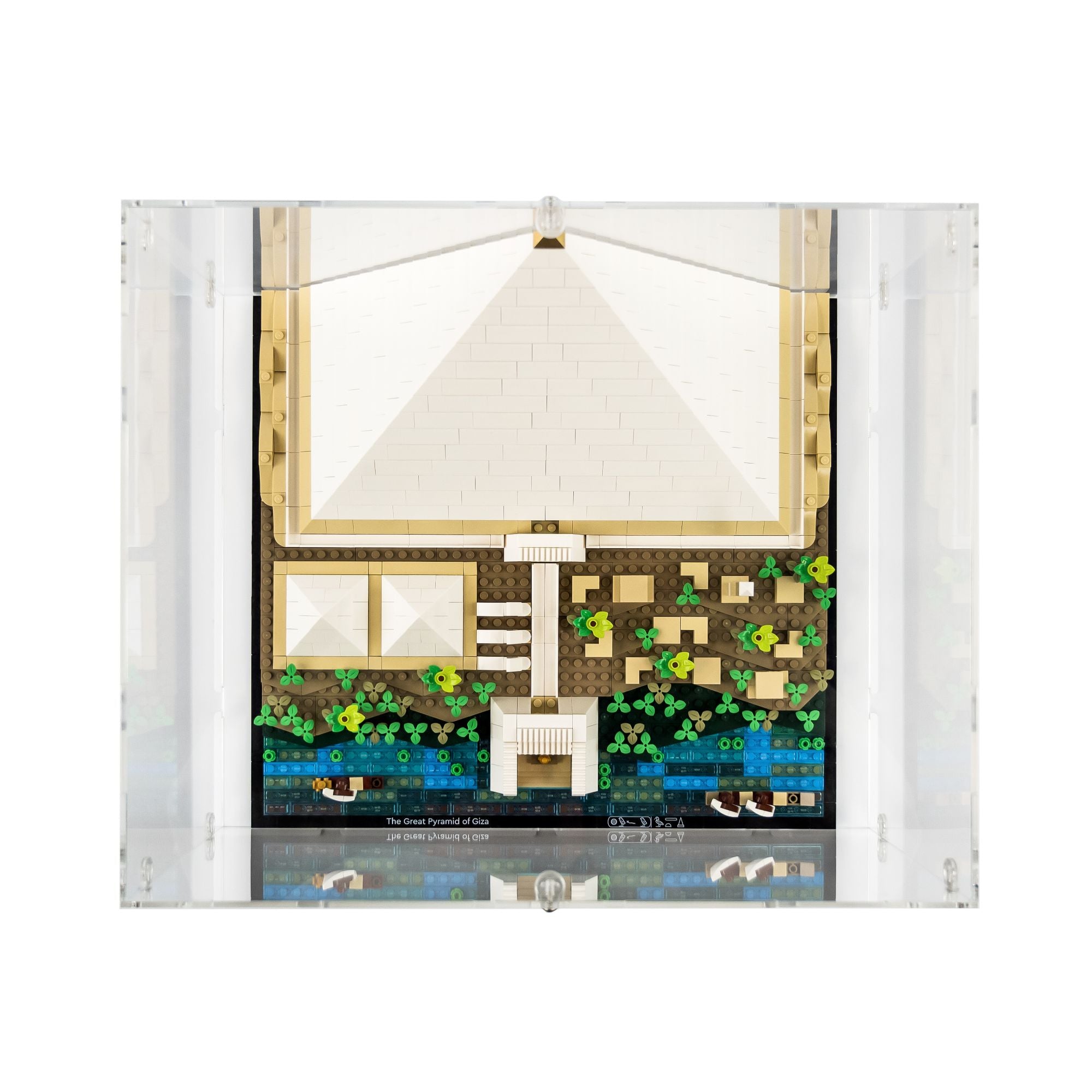 Great Pyramid of Giza Display Case for LEGO 21058