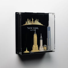 21028 New York City Wall Mounted Display Case