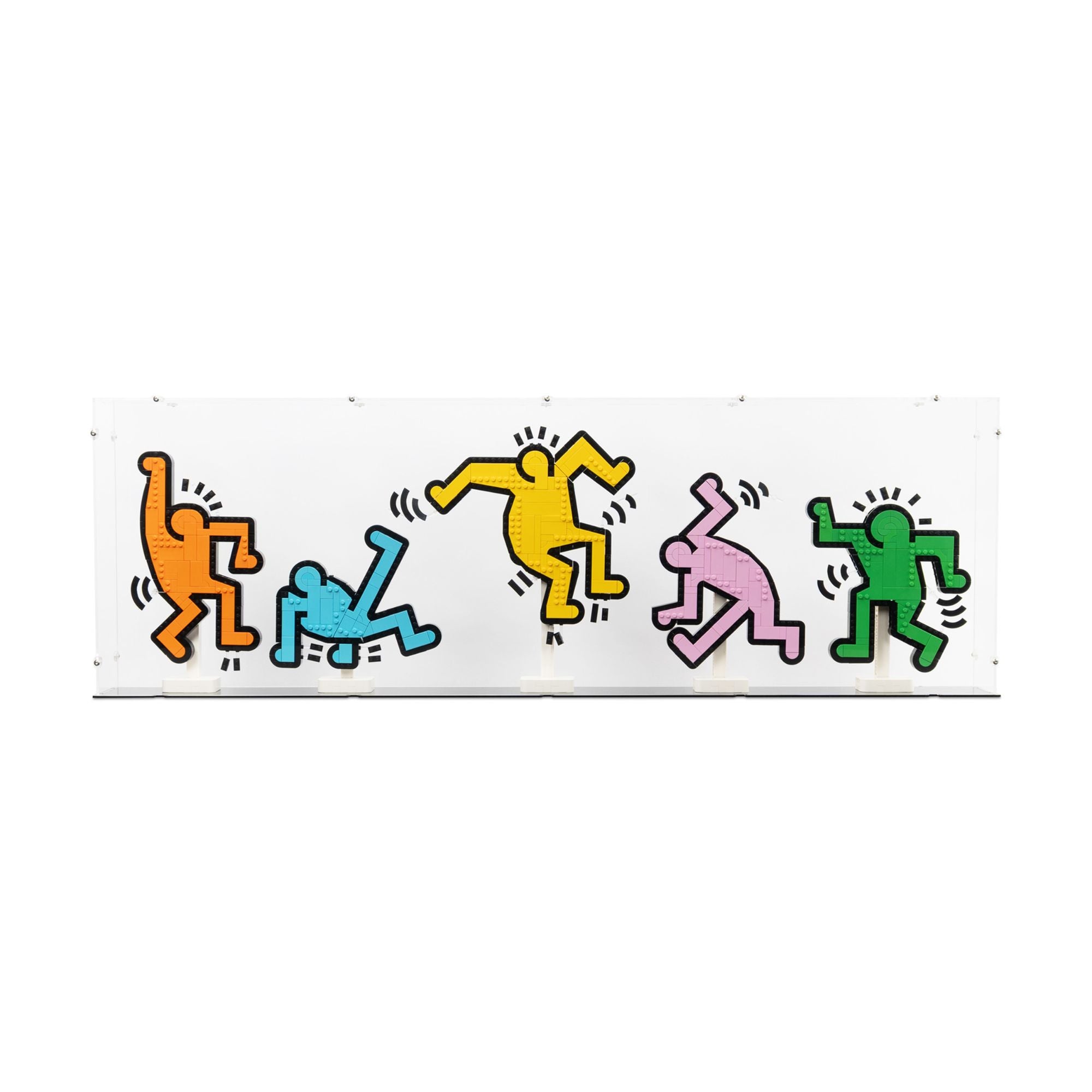 Keith Haring – Dancing Figures Display Case for LEGO 31216