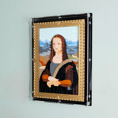 Mona Lisa Wall Mounted Display Case for LEGO 31213