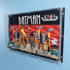 Batman: The Animated Series Gotham City Wall Display Case for LEGO 76271