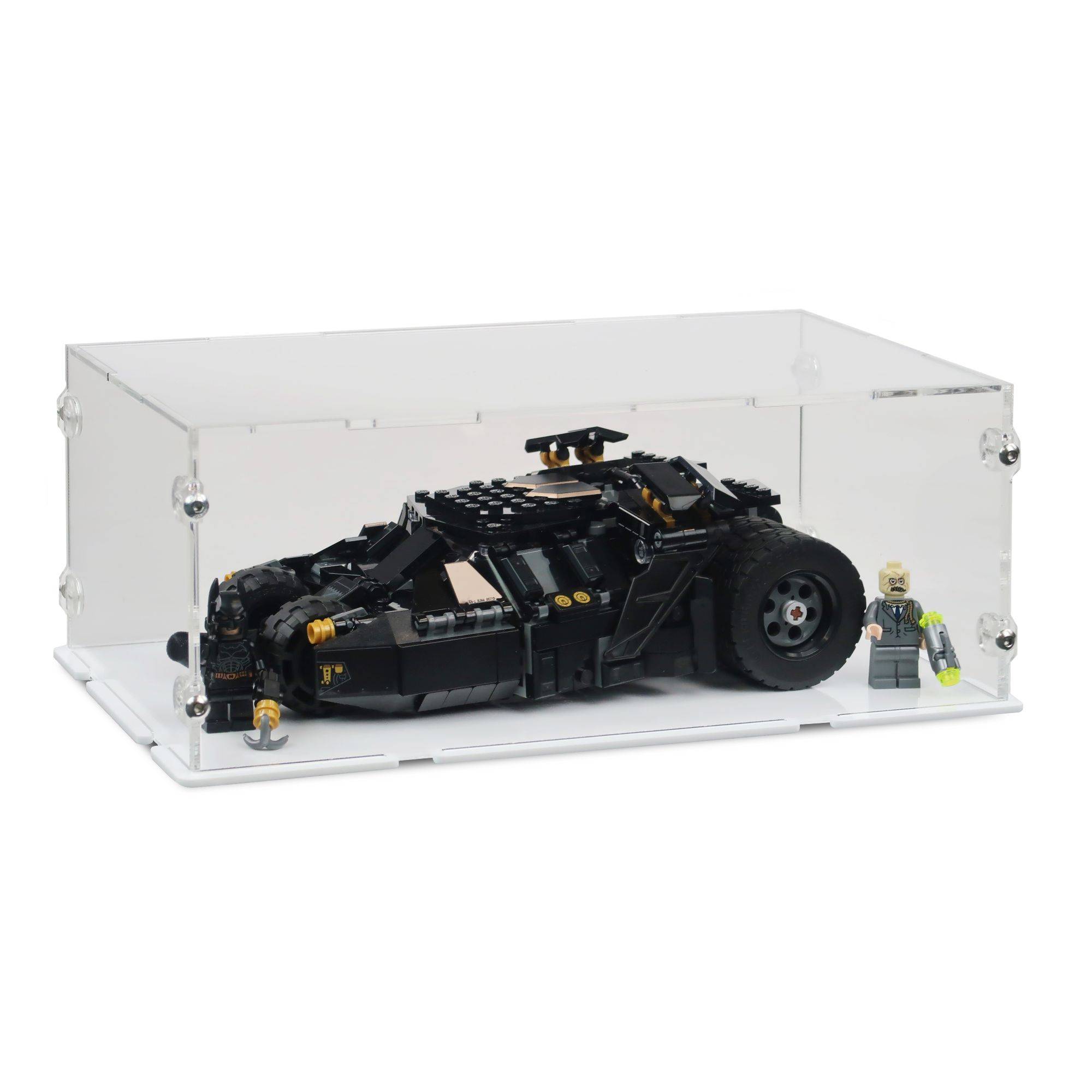 Batmobile Tumbler Scarecrow Showdown Display Case for LEGO 76239