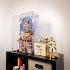 Disney Beauty and the Beast Castle Display Case for LEGO 43263