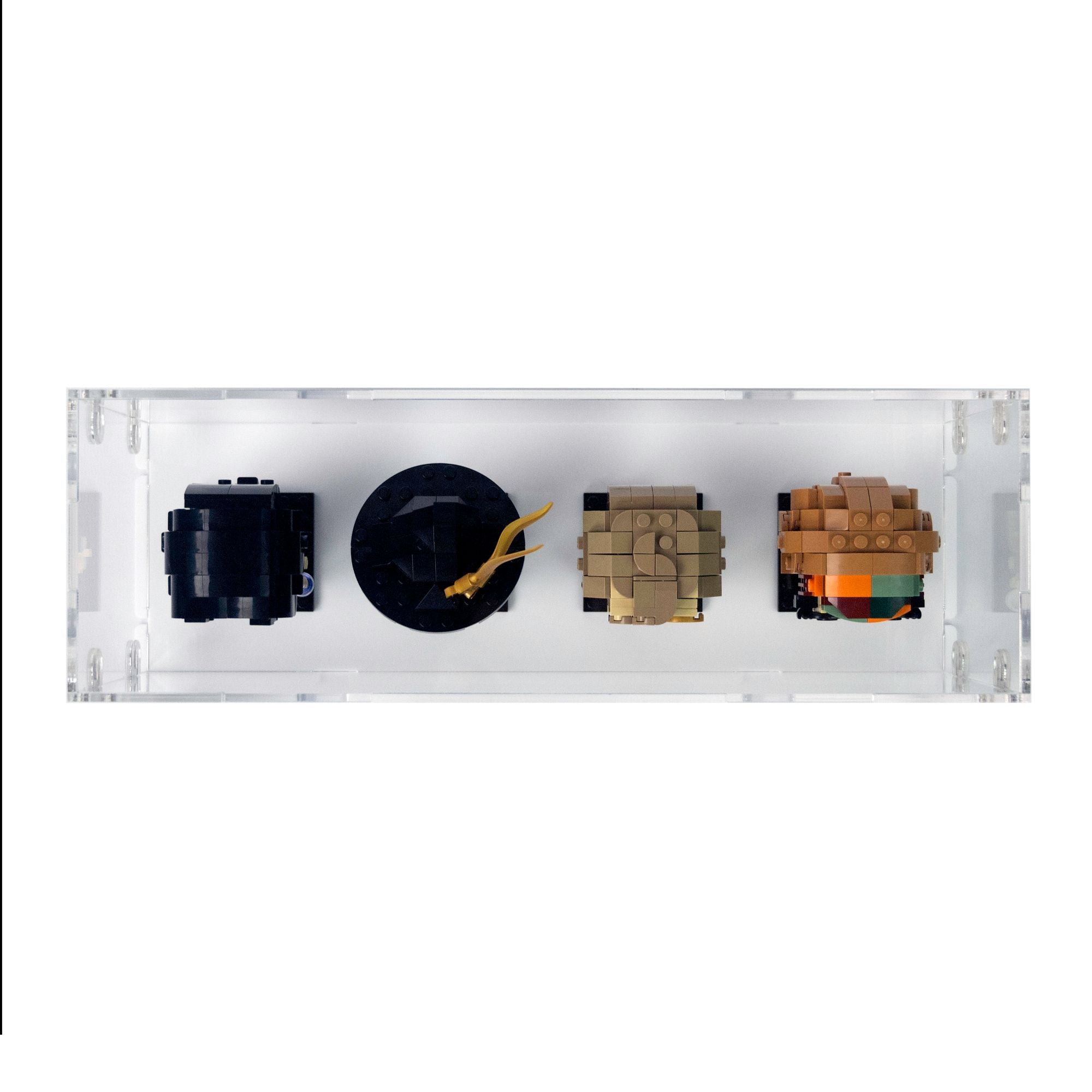 Display Case for 4x LEGO Brickheadz