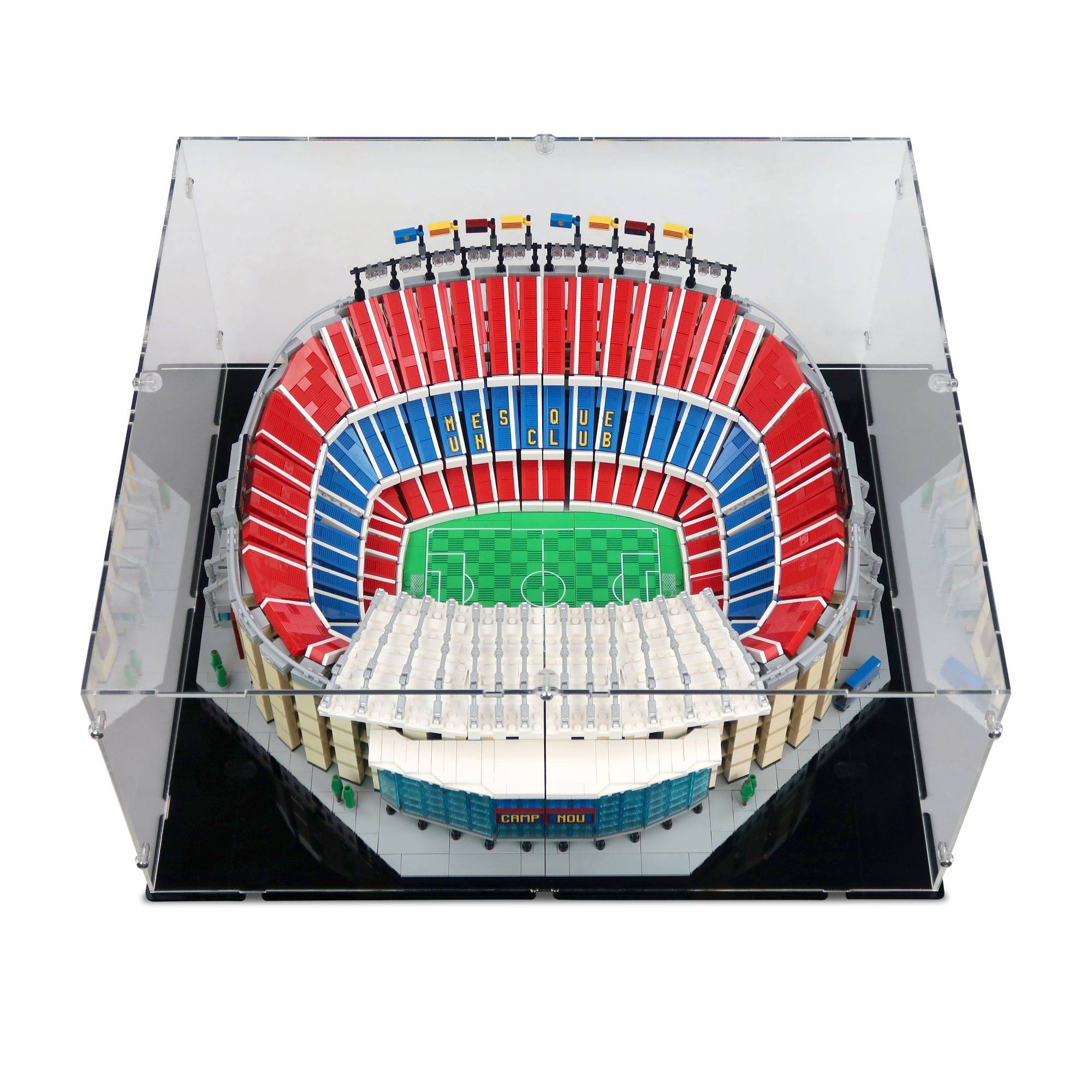 Camp Nou - FC Barcelona Display Case for LEGO 10284