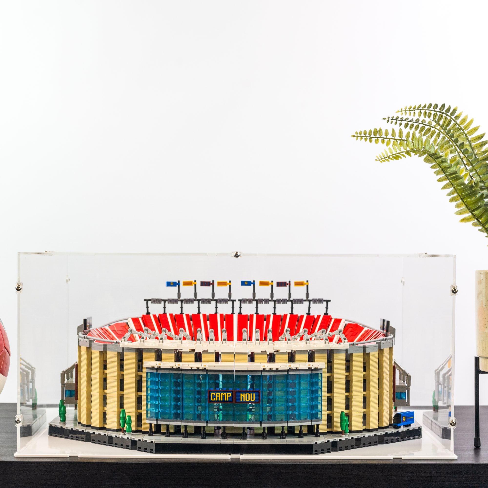 Camp Nou - FC Barcelona Display Case for LEGO 10284