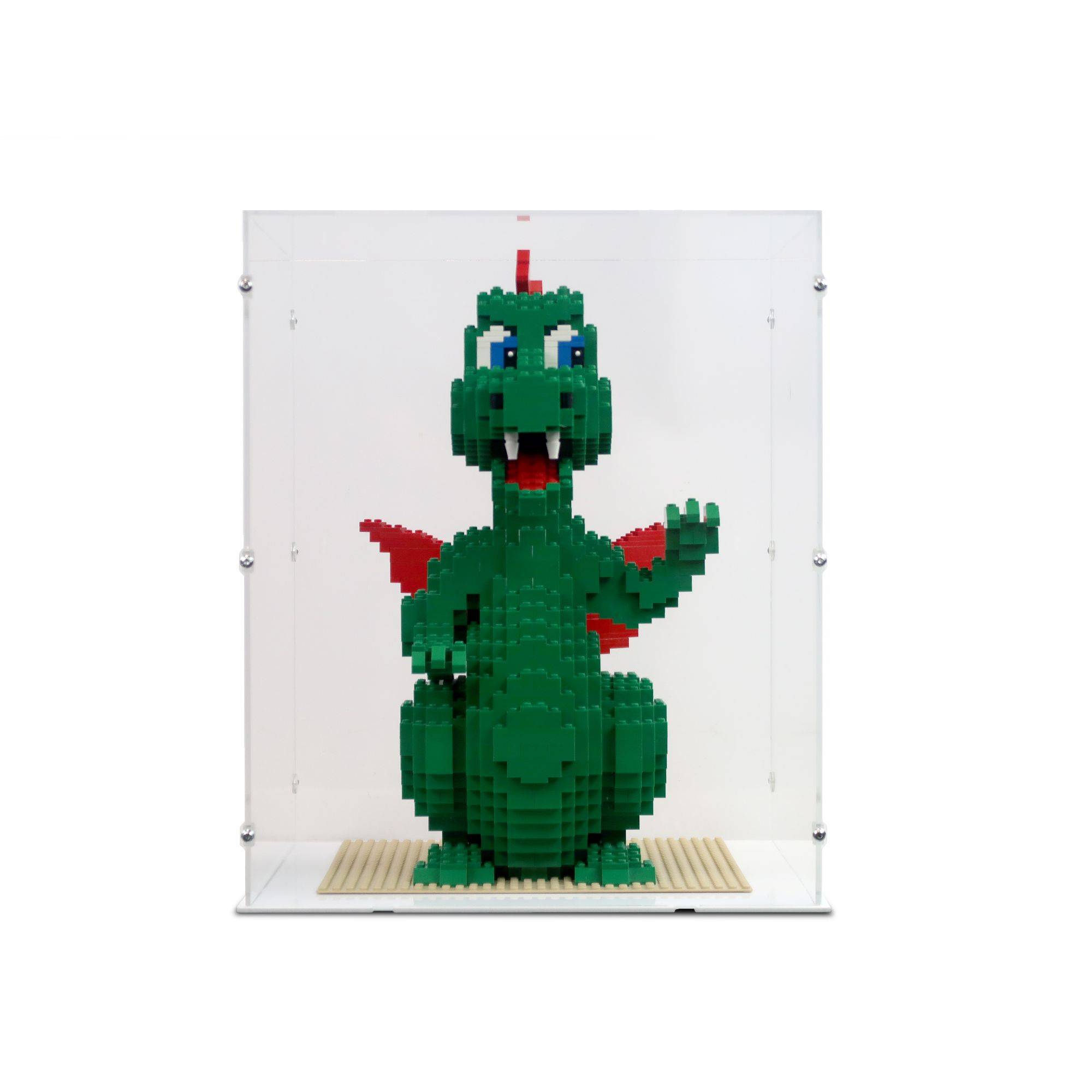 Dragon Sculpture Display Case for LEGO 3724