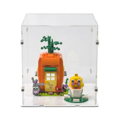 Easter Bunny's Carrot House Display Case for LEGO 40449