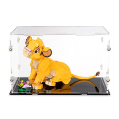 Simba the Lion King Cub Display Case for LEGO 43243