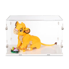 Simba the Lion King Cub Display Case for LEGO 43243