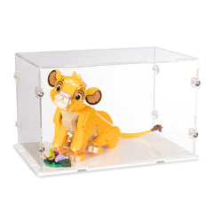 Simba the Lion King Cub Display Case for LEGO 43243