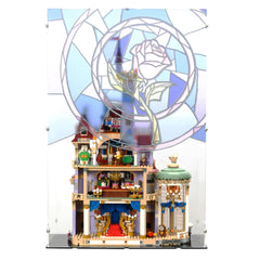 Disney Beauty and the Beast Castle Display Case for LEGO 43263
