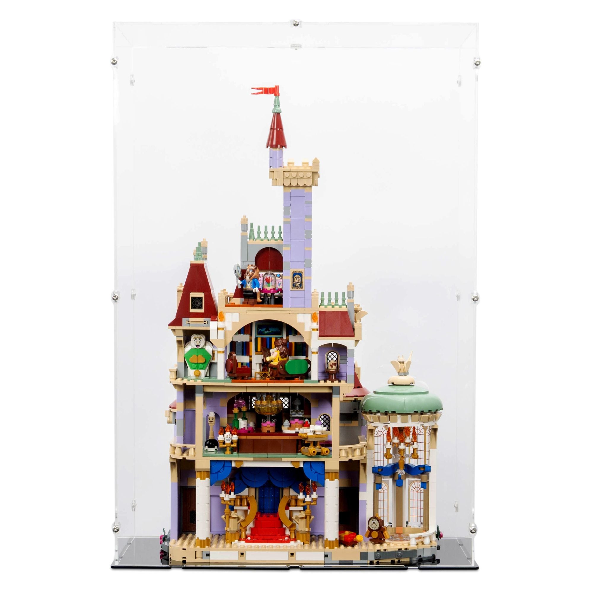 Disney Beauty and the Beast Castle Display Case for LEGO 43263
