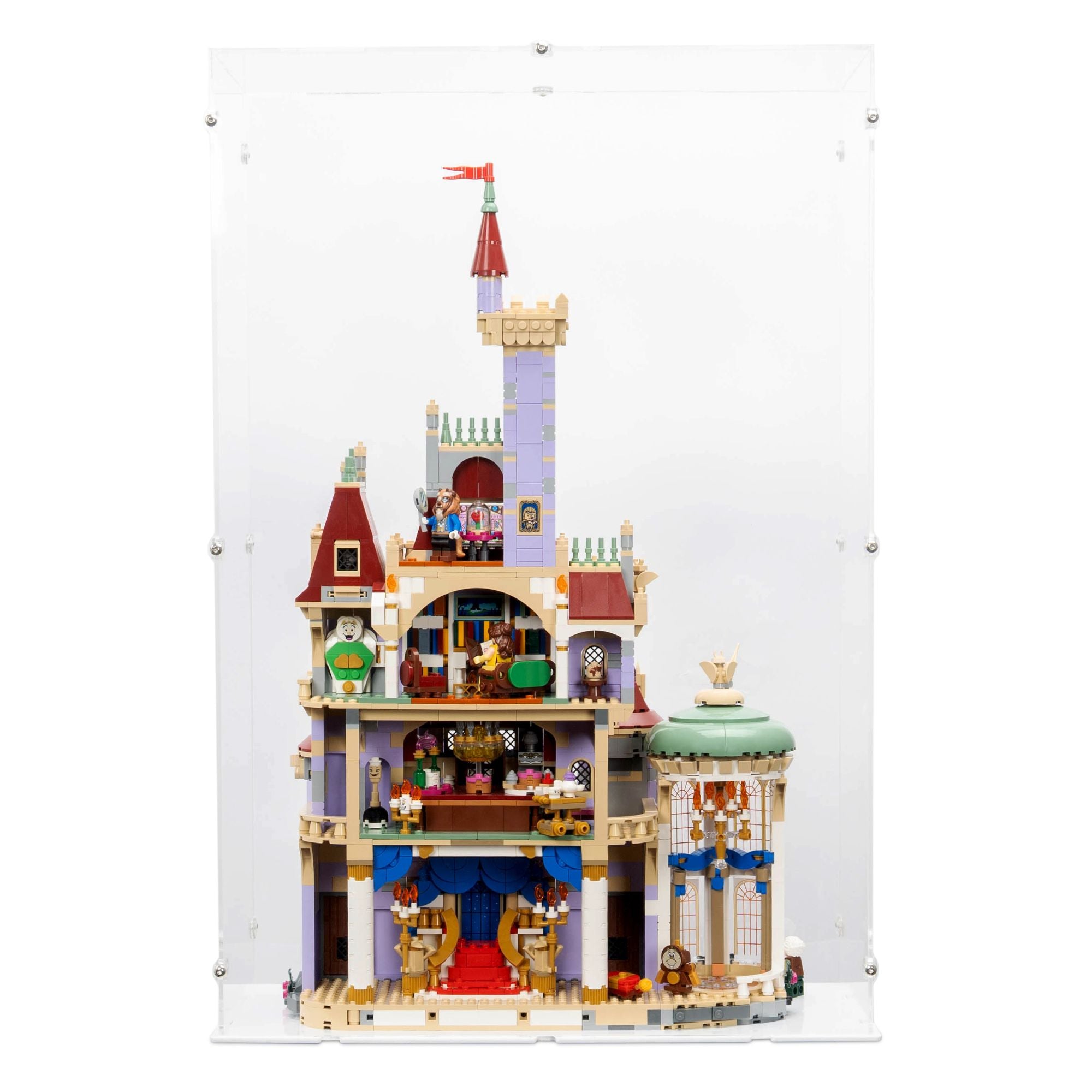 Disney Beauty and the Beast Castle Display Case for LEGO 43263
