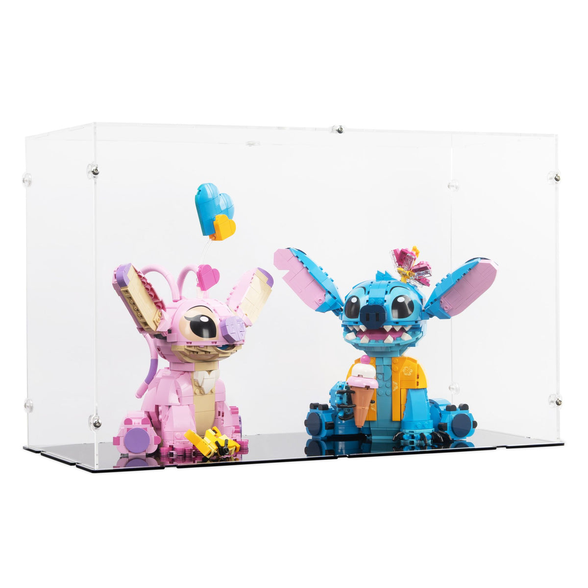 Disney Stitch and Angel Display Case for LEGO 43249/43257