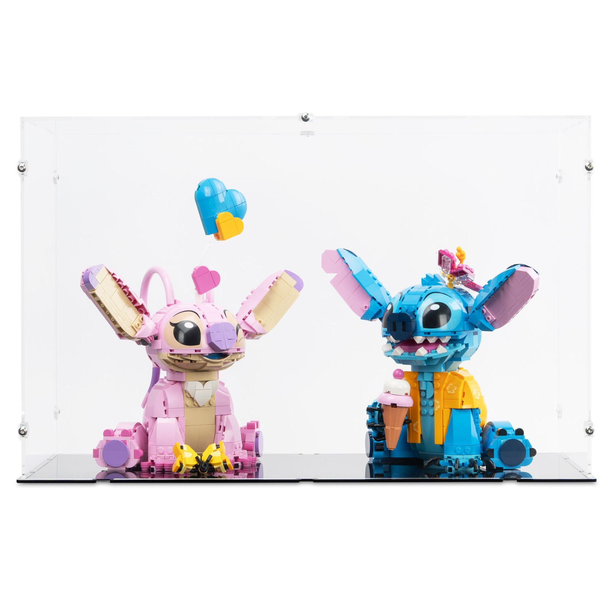 Disney Stitch and Angel Display Case for LEGO 43249/43257