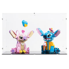 Disney Stitch and Angel Display Case for LEGO 43249/43257