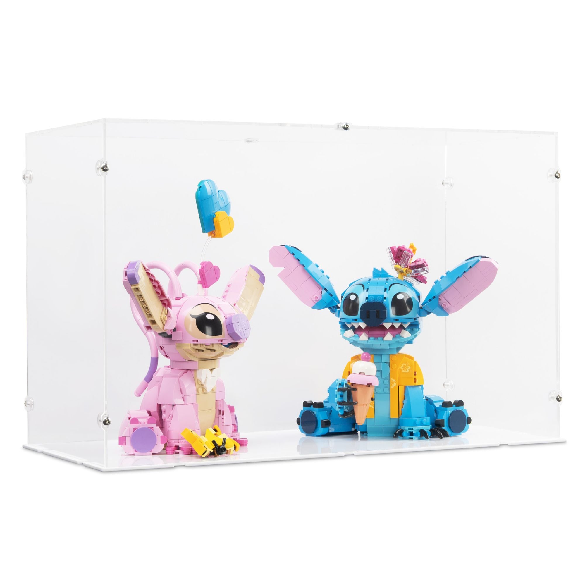 Disney Stitch and Angel Display Case for LEGO 43249/43257