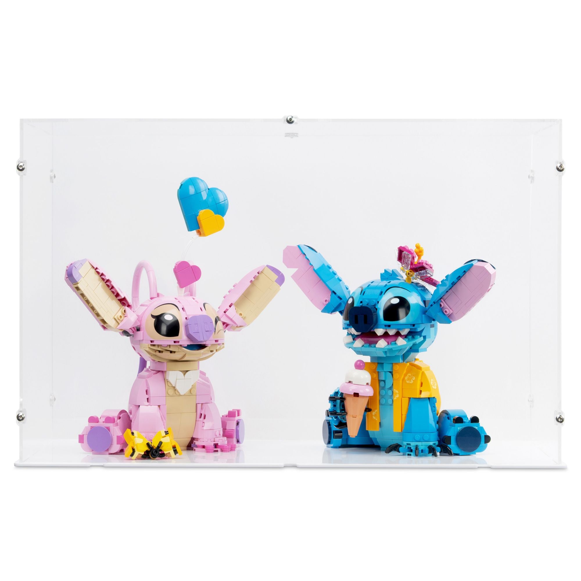 Disney Stitch and Angel Display Case for LEGO 43249/43257